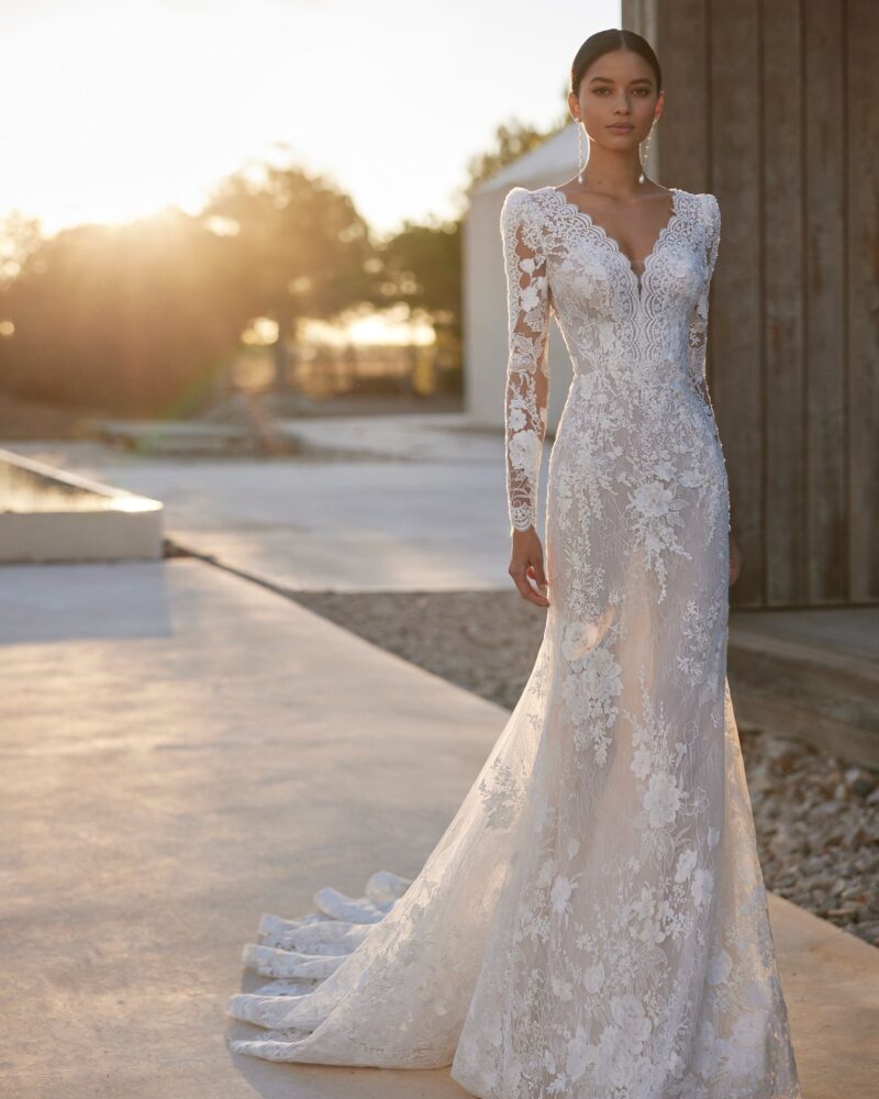 Abiti Sposa_Sirene e Scivolati_ALINE_ROSA CLARA